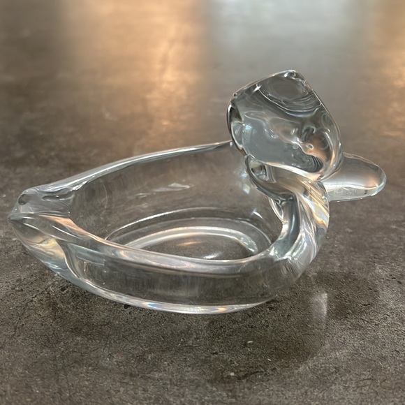 Vintage glass duck ashtray - Picture 3 of 7